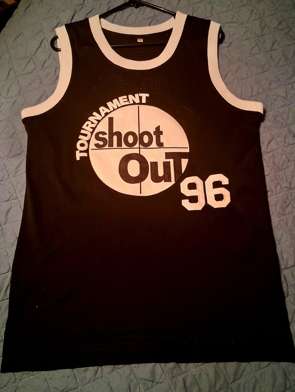 "Tournament Shoot Out" Tupac Shakur, "Above The Rim" , Size S. "Birdie" Jersey.